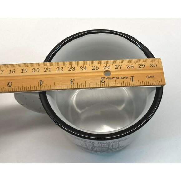 The Pickle Barrel Restaurant Campfire Style Enamel Mug Cook Forest Pennsylvania - Picture 10 of 10